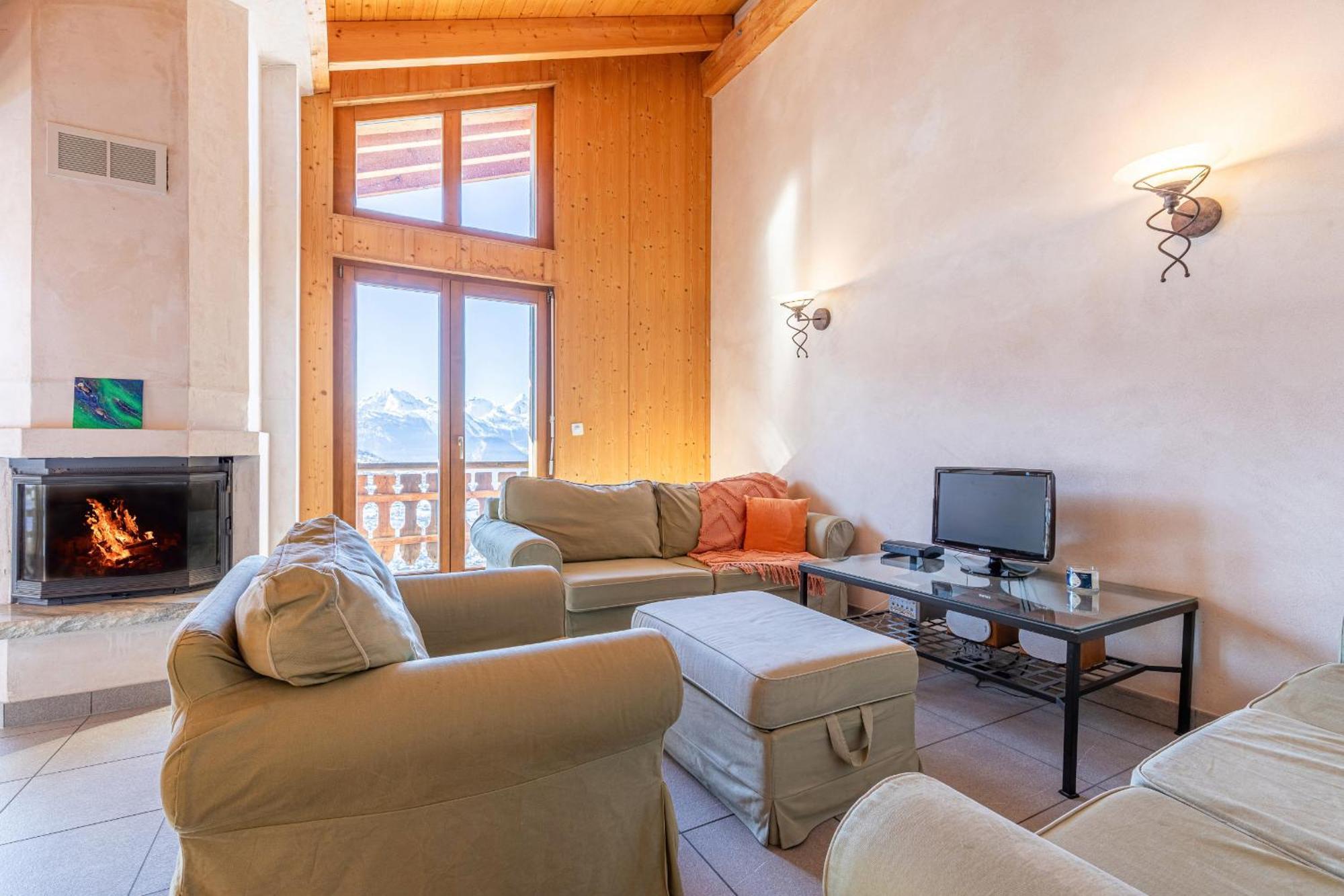 Balcons Du Soleil Sunny & Mountain Apartments By Alpvision Residences Veysonnaz Exterior foto